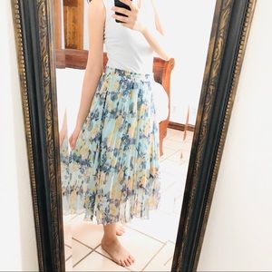 DISNEY CINDERELLA FLORAL PLEATED SKIRT